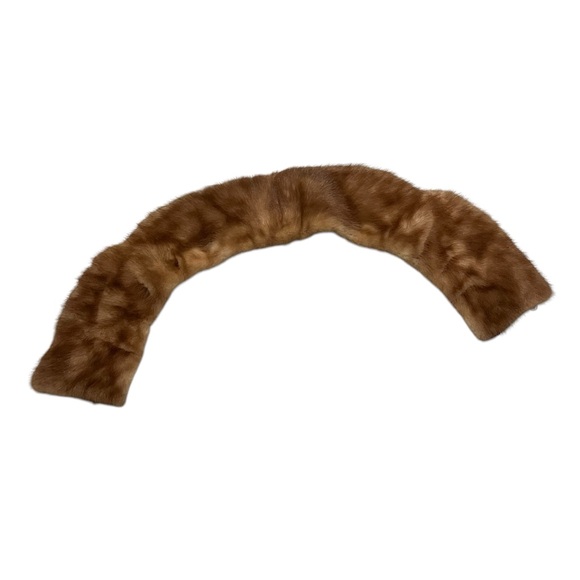 Vintage 50’s Brown Mink Fur Collar Mobwife Real Minx - Picture 8 of 13